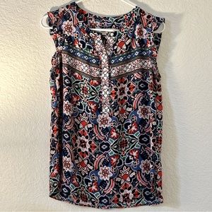 Loft short sleeve blouse small
